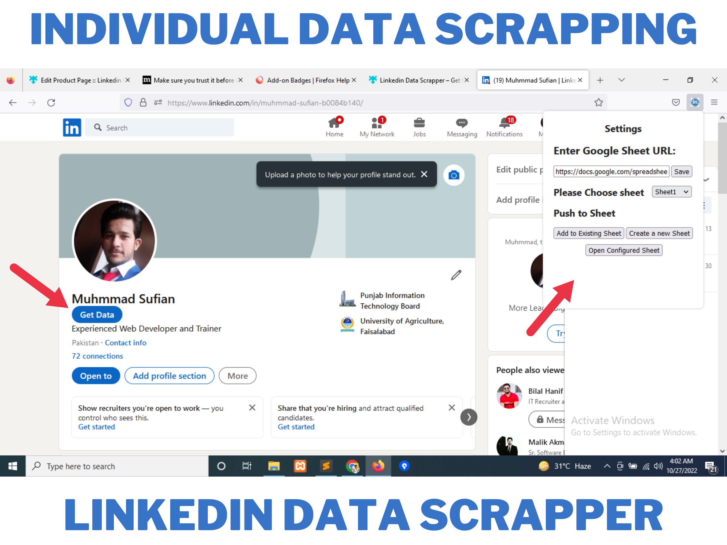 Linkedin Data Scrapper