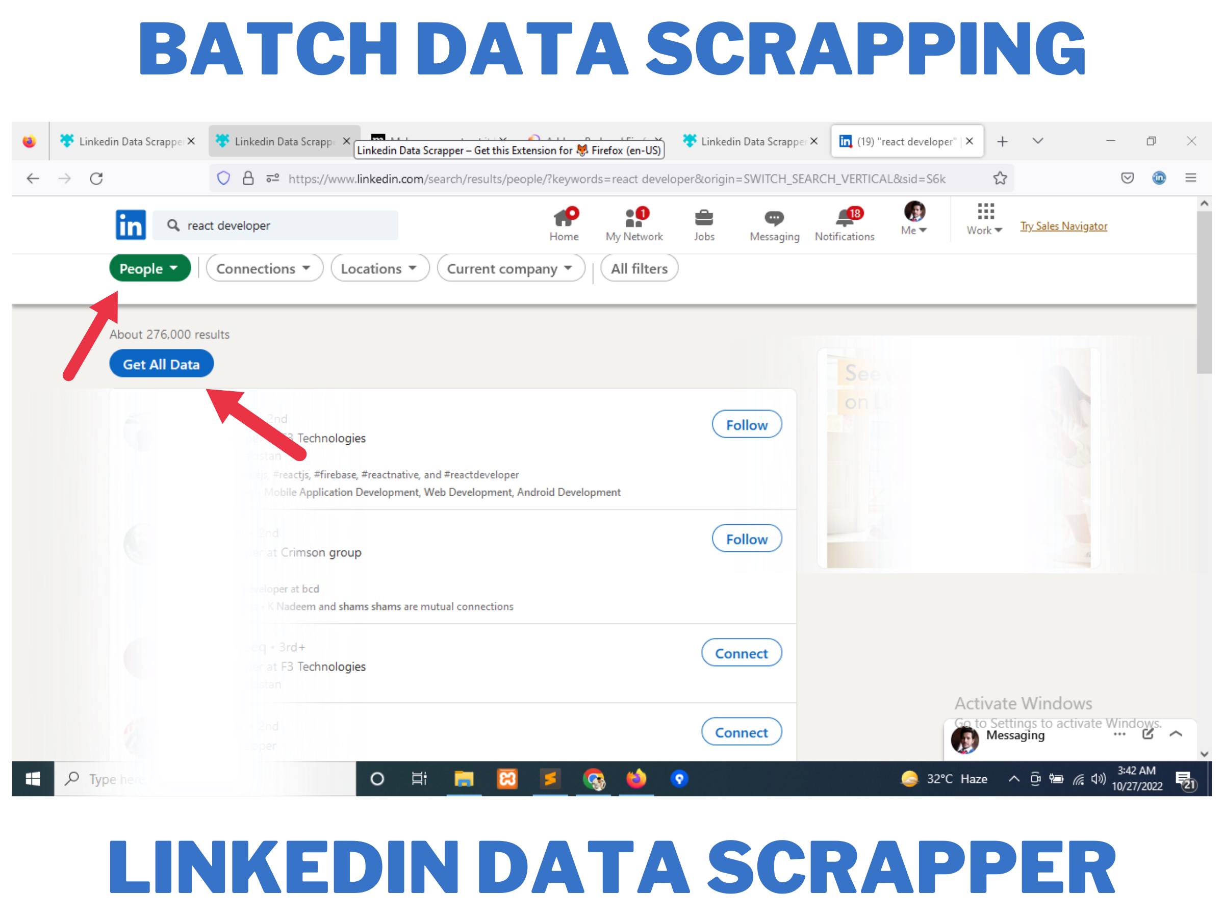 Linkedin Data Scrapper