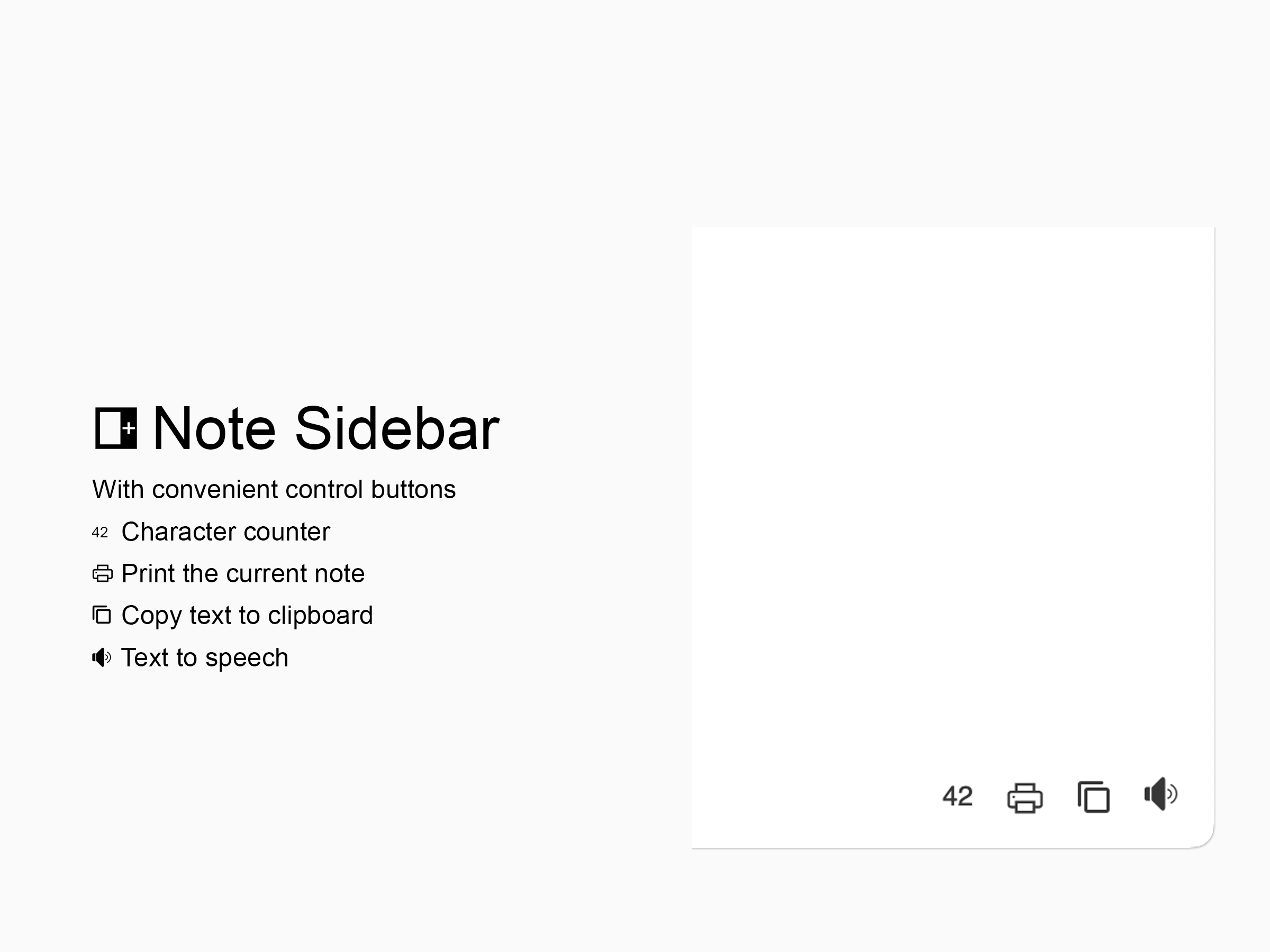 Note Sidebar for Firefox