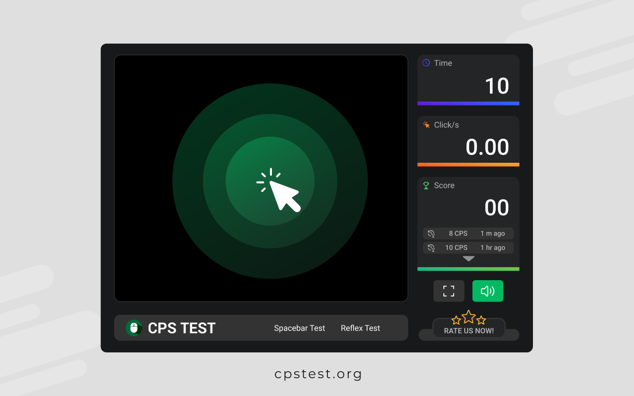 CPS Test - Check Clicks per Second – Get this Extension for