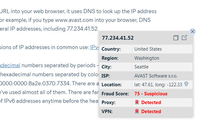 IP Address Checker - Proxy VPN