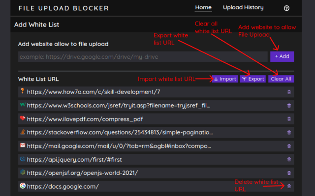 File Upload Blocker