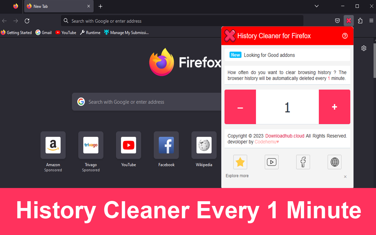 History Cleaner for Firefox