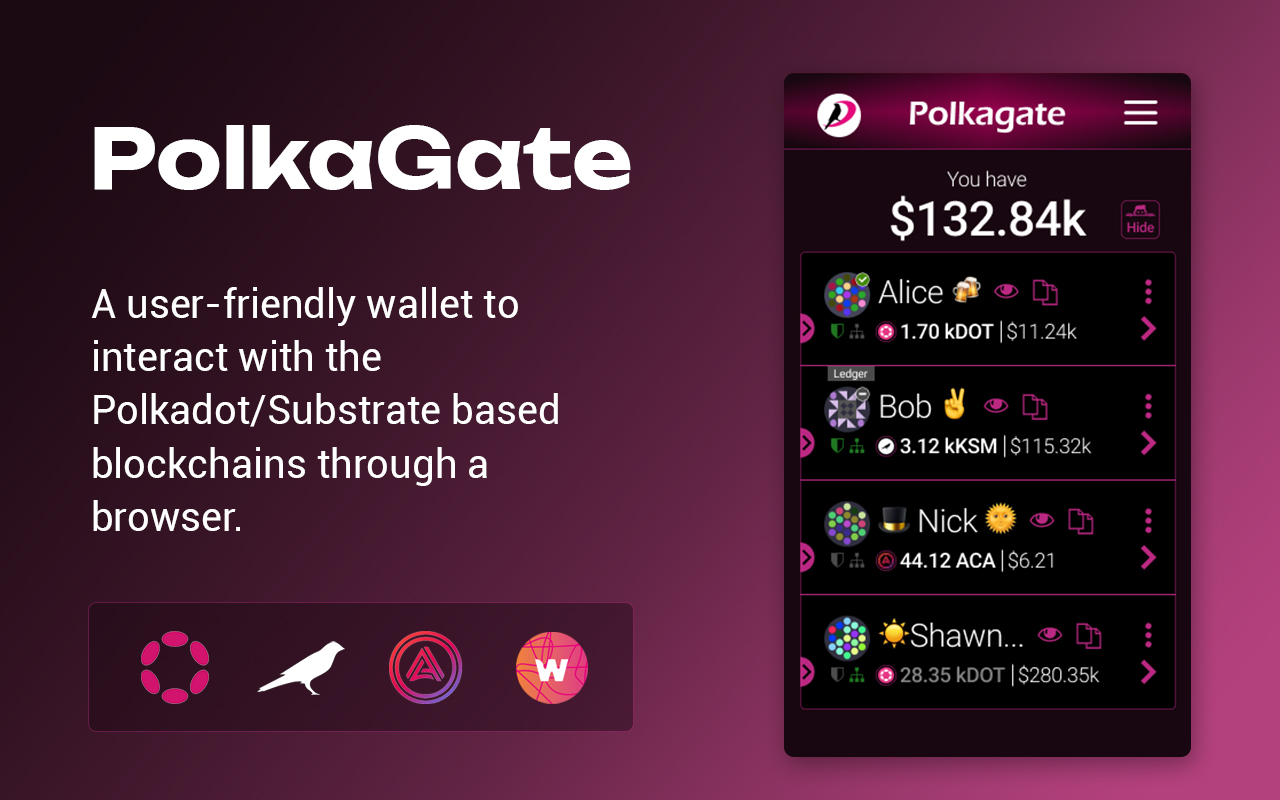 Polkagate - Polkadot extension/wallet