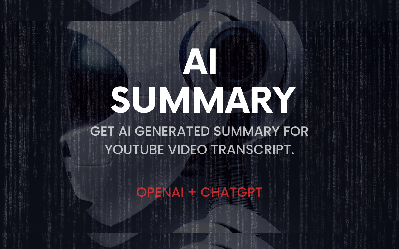 Youtube Transcript AI Summary – Get this Extension for Firefox (en ...