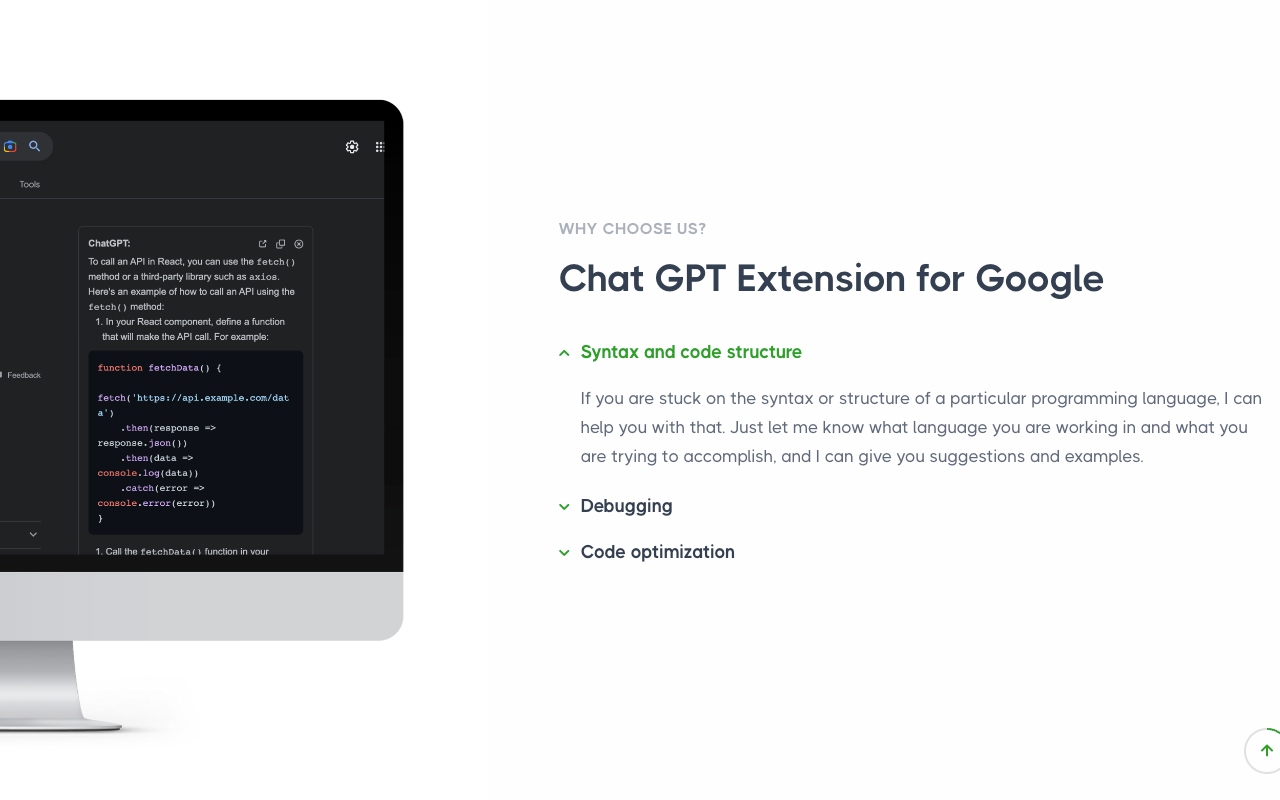 Chat GPT for Google