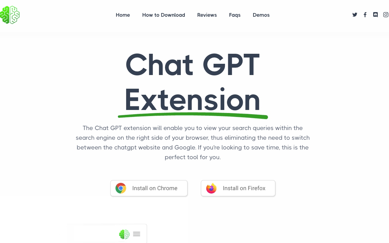 Chat GPT for Google promo image