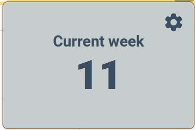 Get current week number