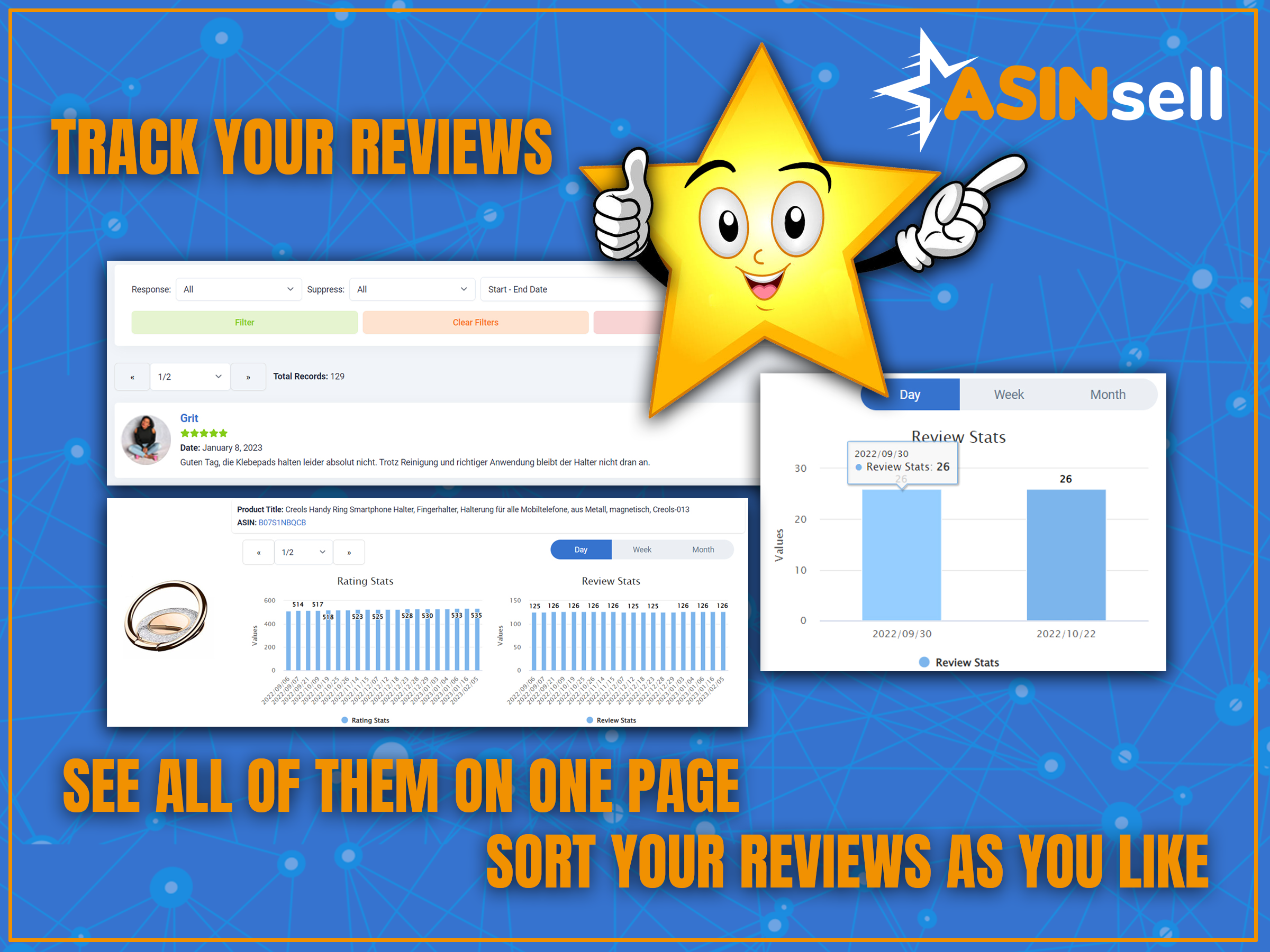 ASINsell Amazon Product Review Request Tool