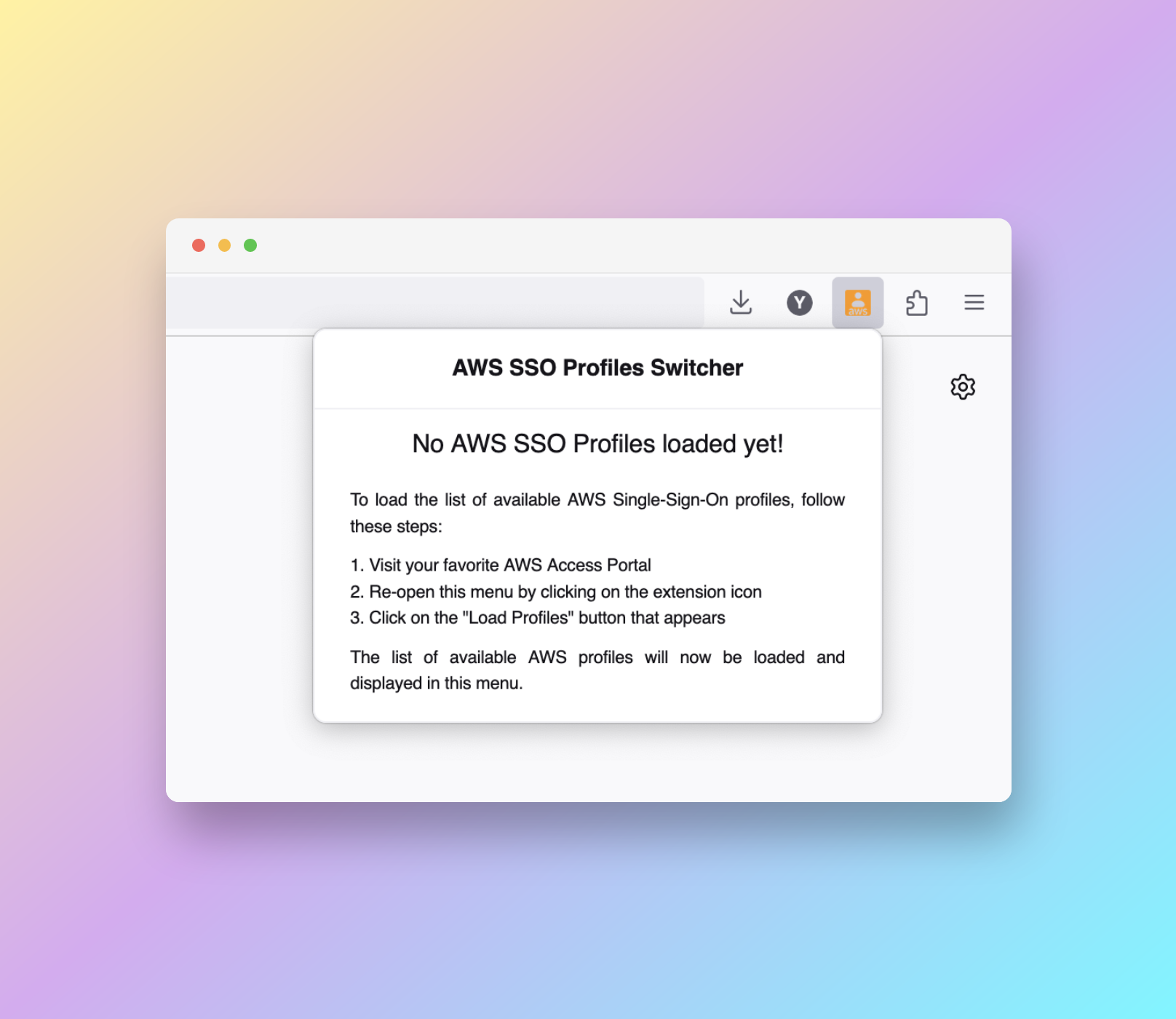 AWS SSO Profiles Switcher