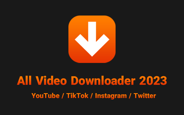 All-In-One Video Downloader Pro 2023 promo image