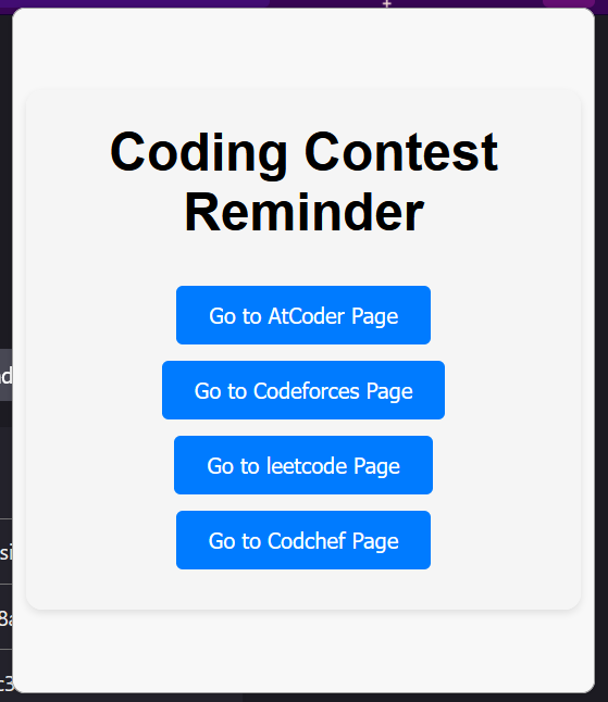Coding Contest Reminder
