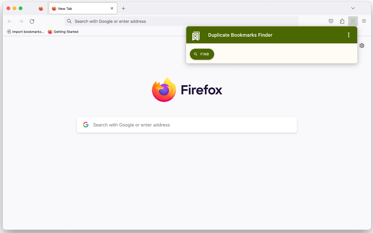 Duplicate Bookmarks Finder