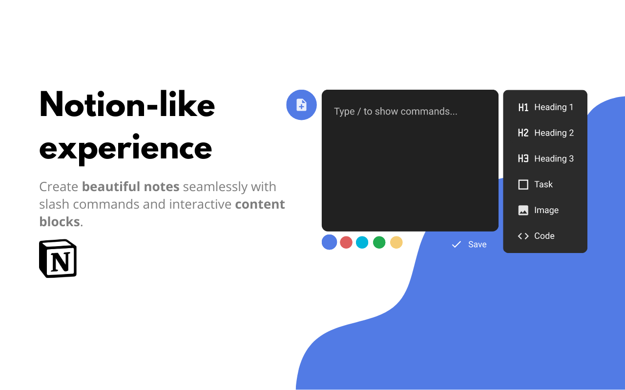 Notion-like Sticky Notes | Memonuki