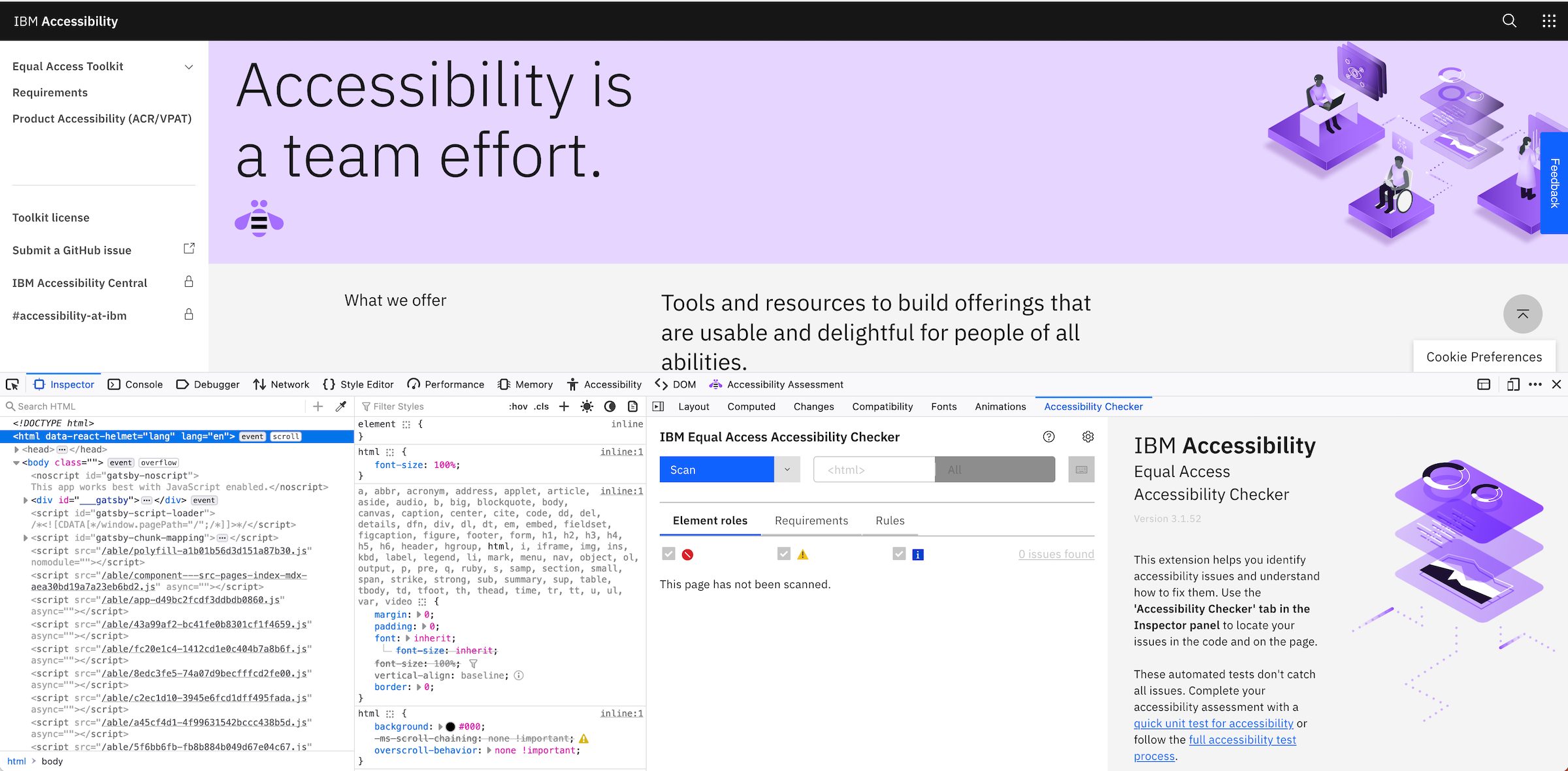 IBM Equal Access Accessibility Checker