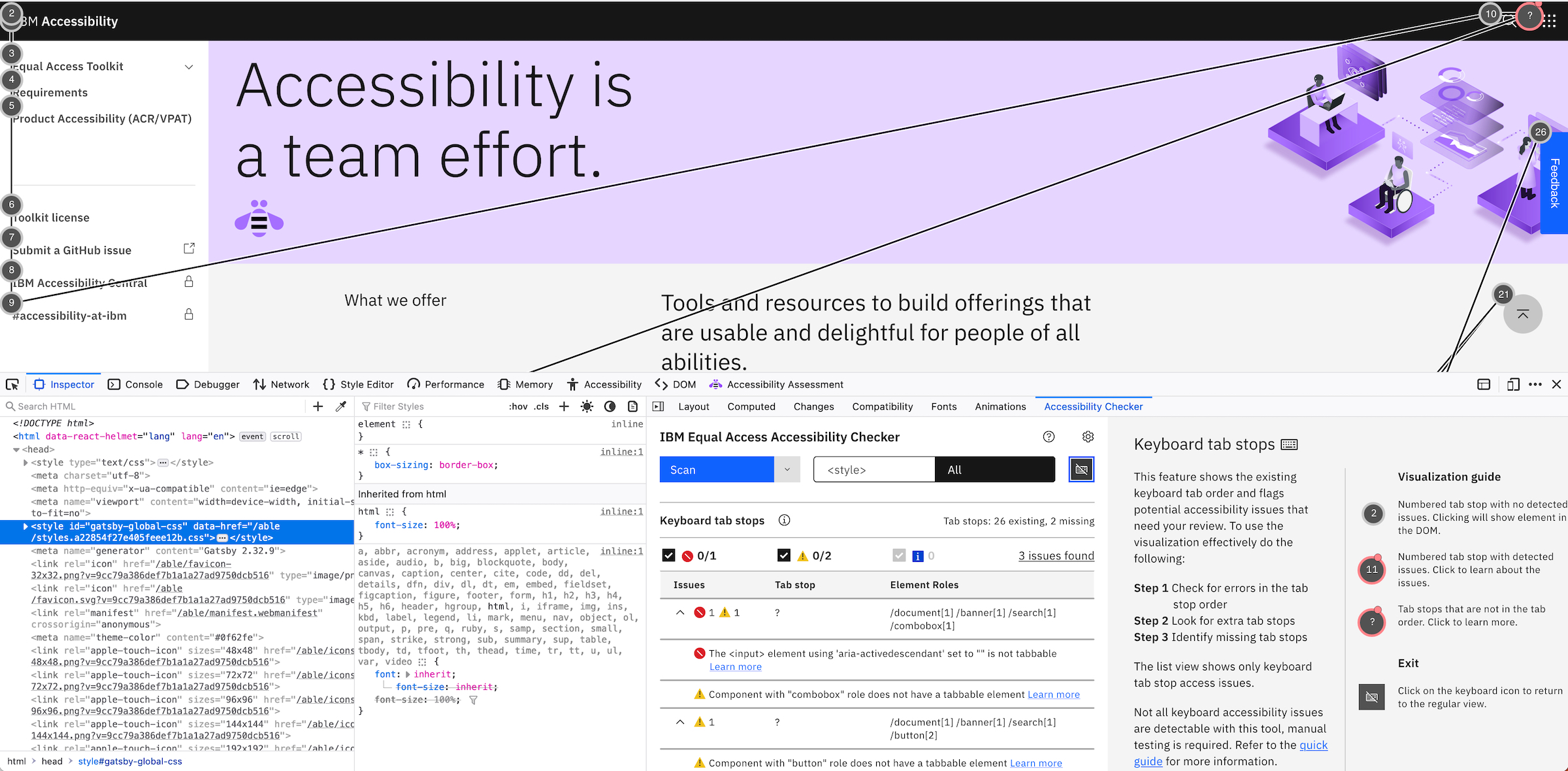 IBM Equal Access Accessibility Checker