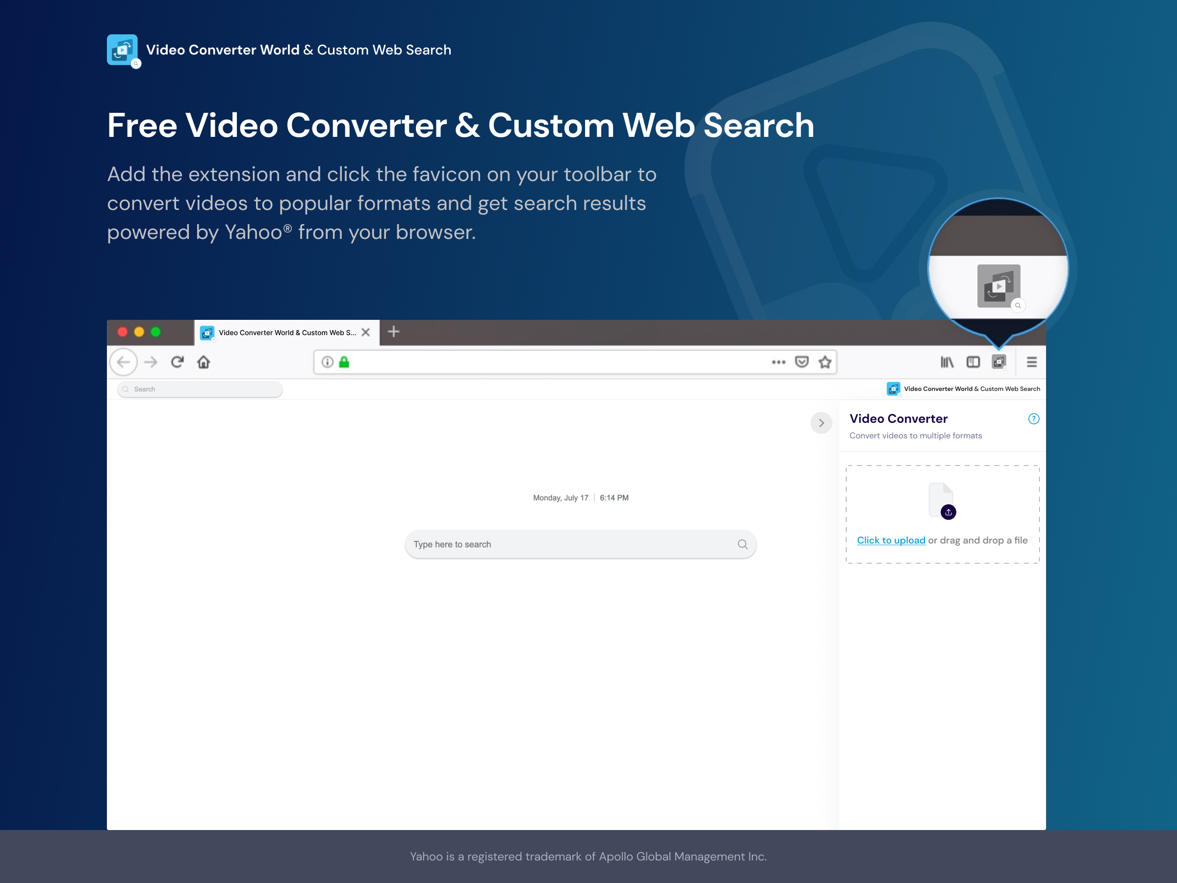 Video Converter World & Custom Web Search
