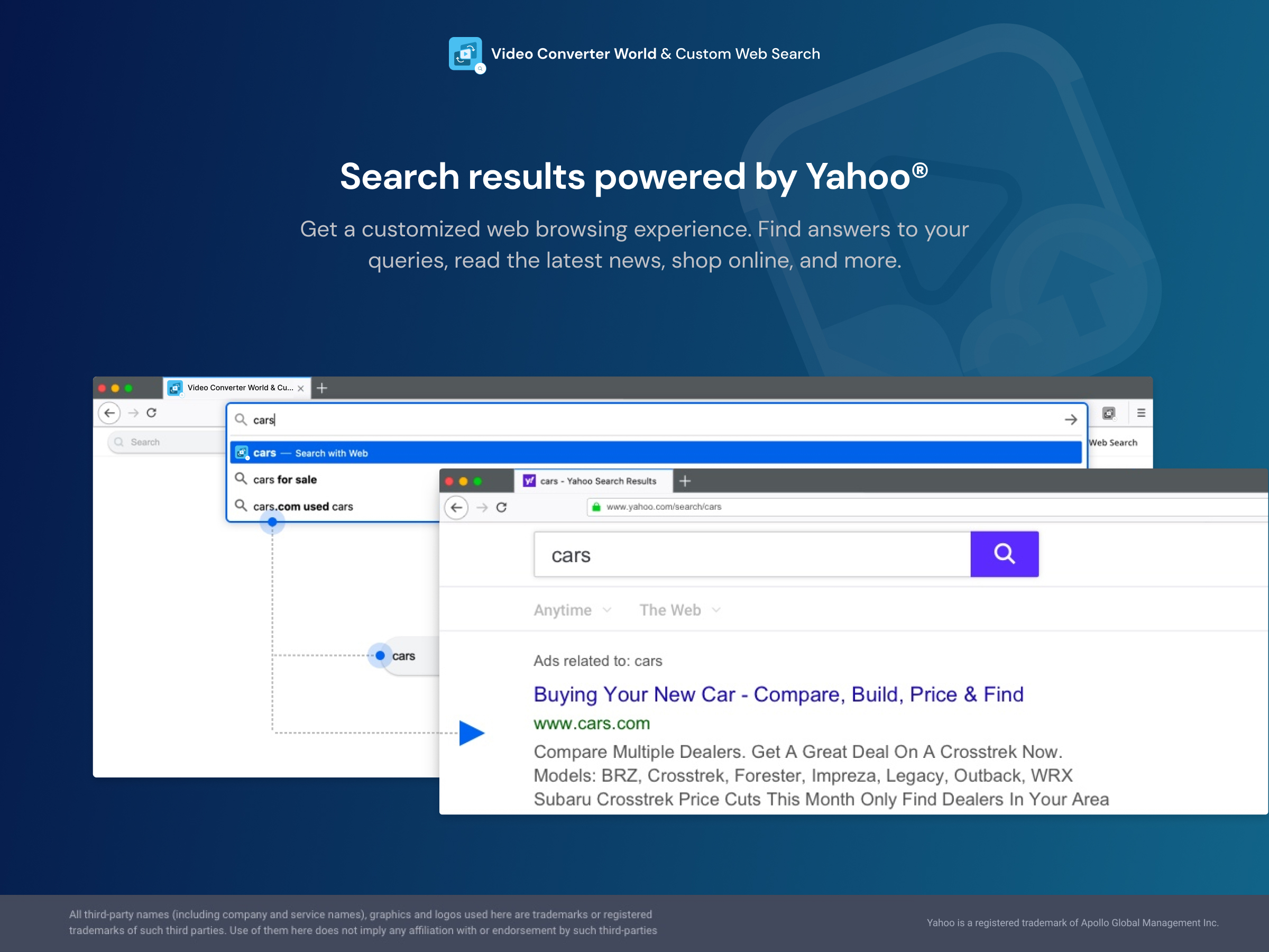 Video Converter World & Custom Web Search