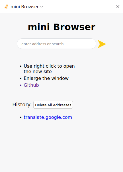 mini Browser