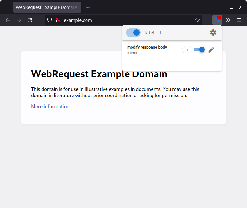 WebRequest Extension