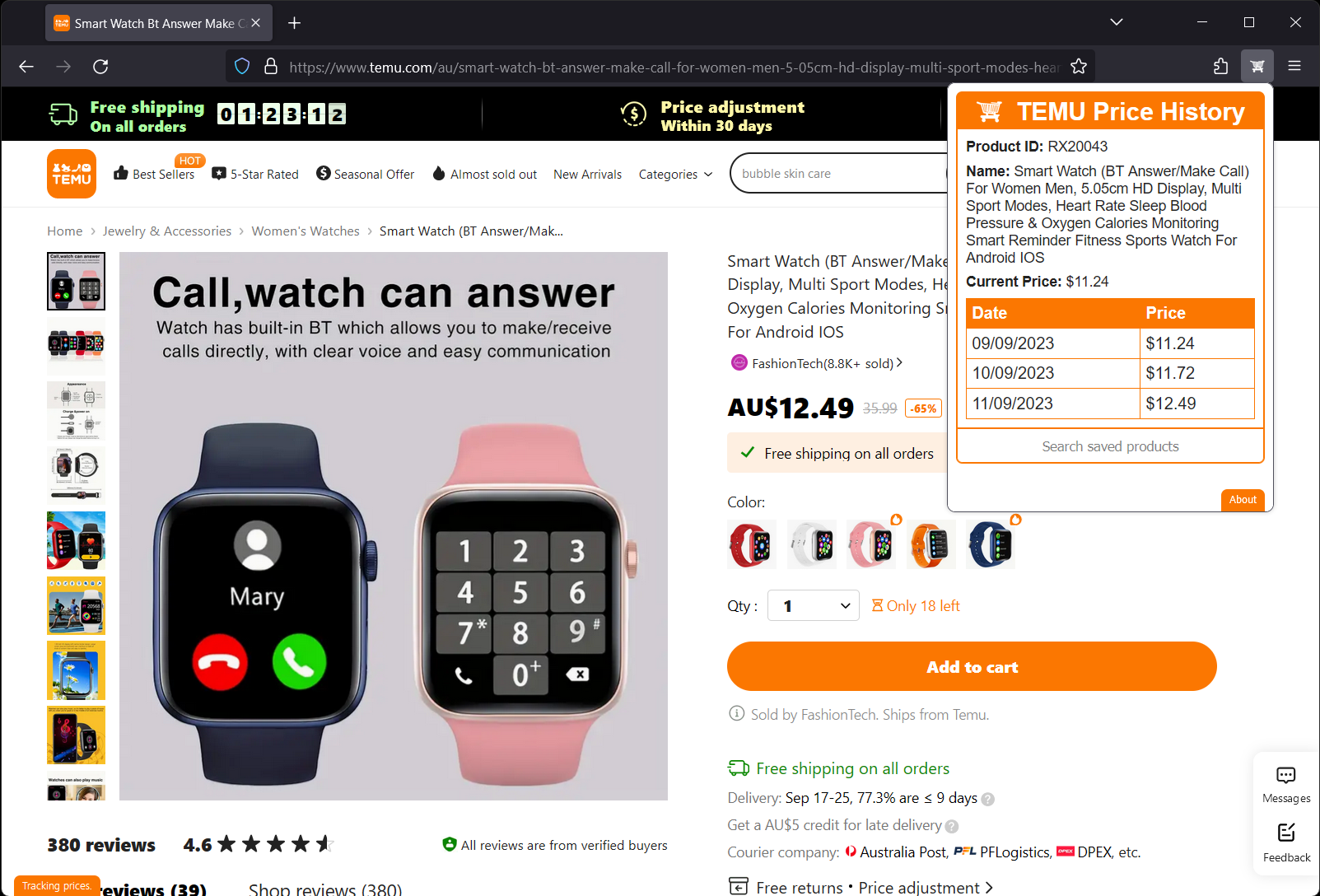 Temu Price Tracker