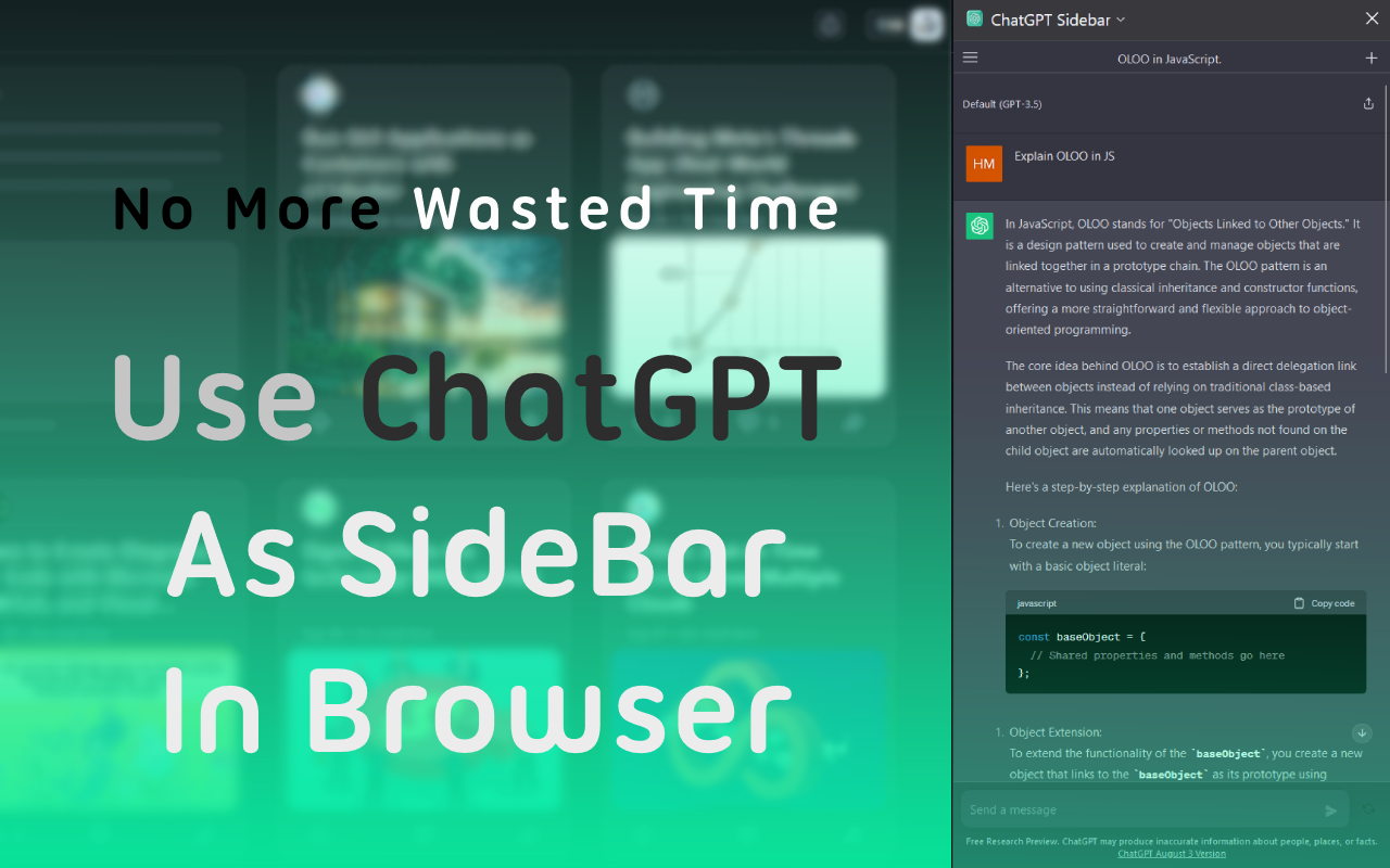 ChatGPT Sidebar for Fire Fox