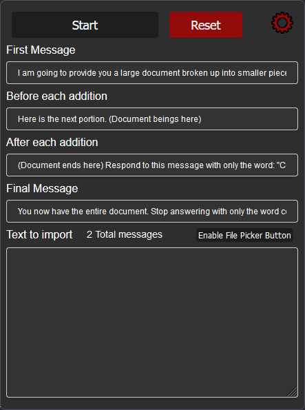 Chat Gpt Long Text Input