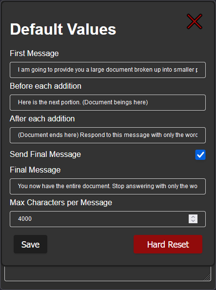 Chat Gpt Long Text Input
