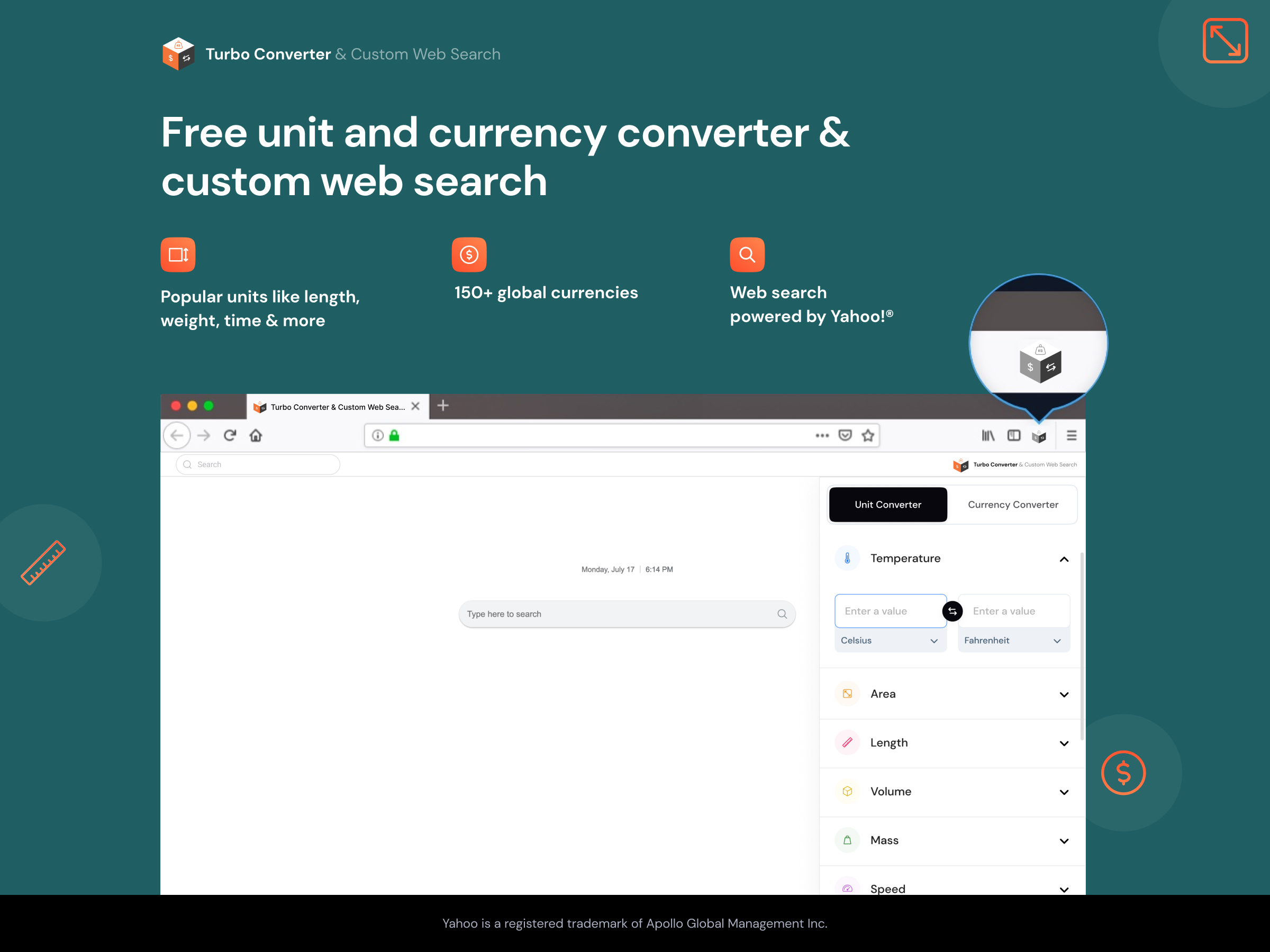 Turbo Converter & Custom Web Search