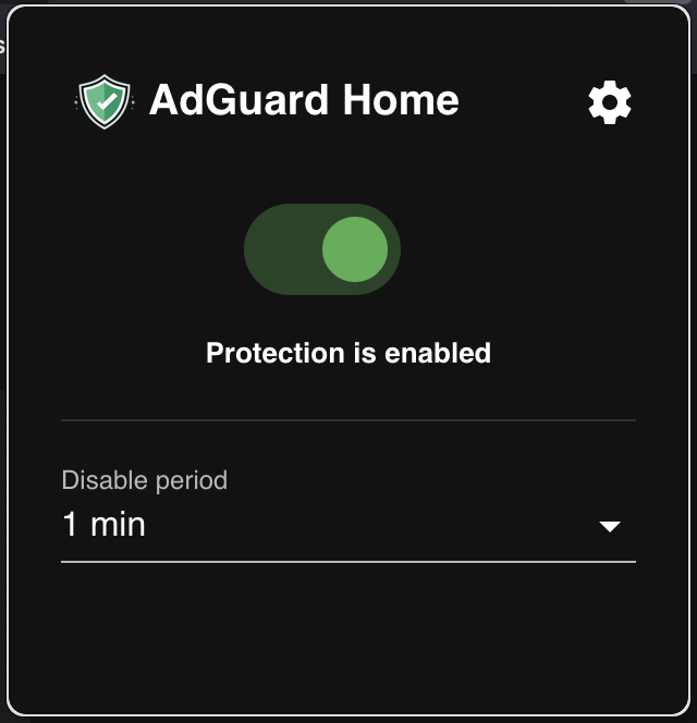 AdGuard Home Control