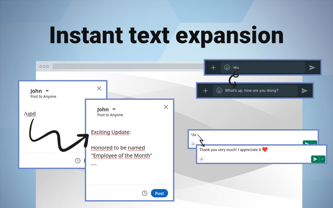 Web Text Expander