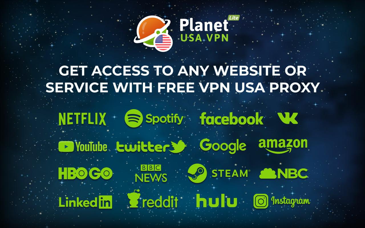Free VPN USA - Planet VPN Proxy
