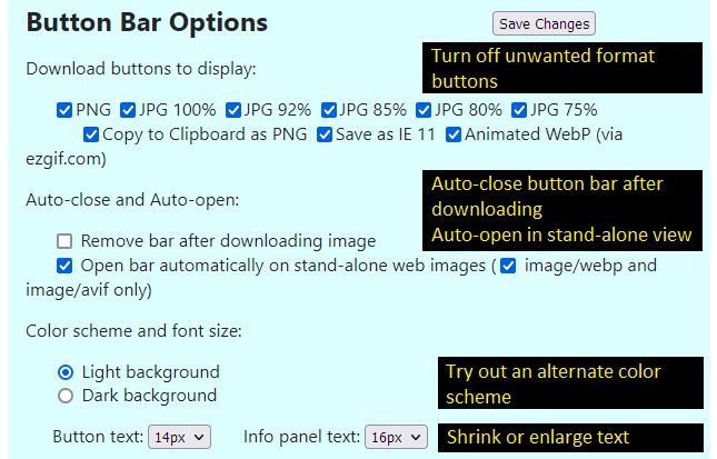 Save webP as PNG or JPEG (Converter)