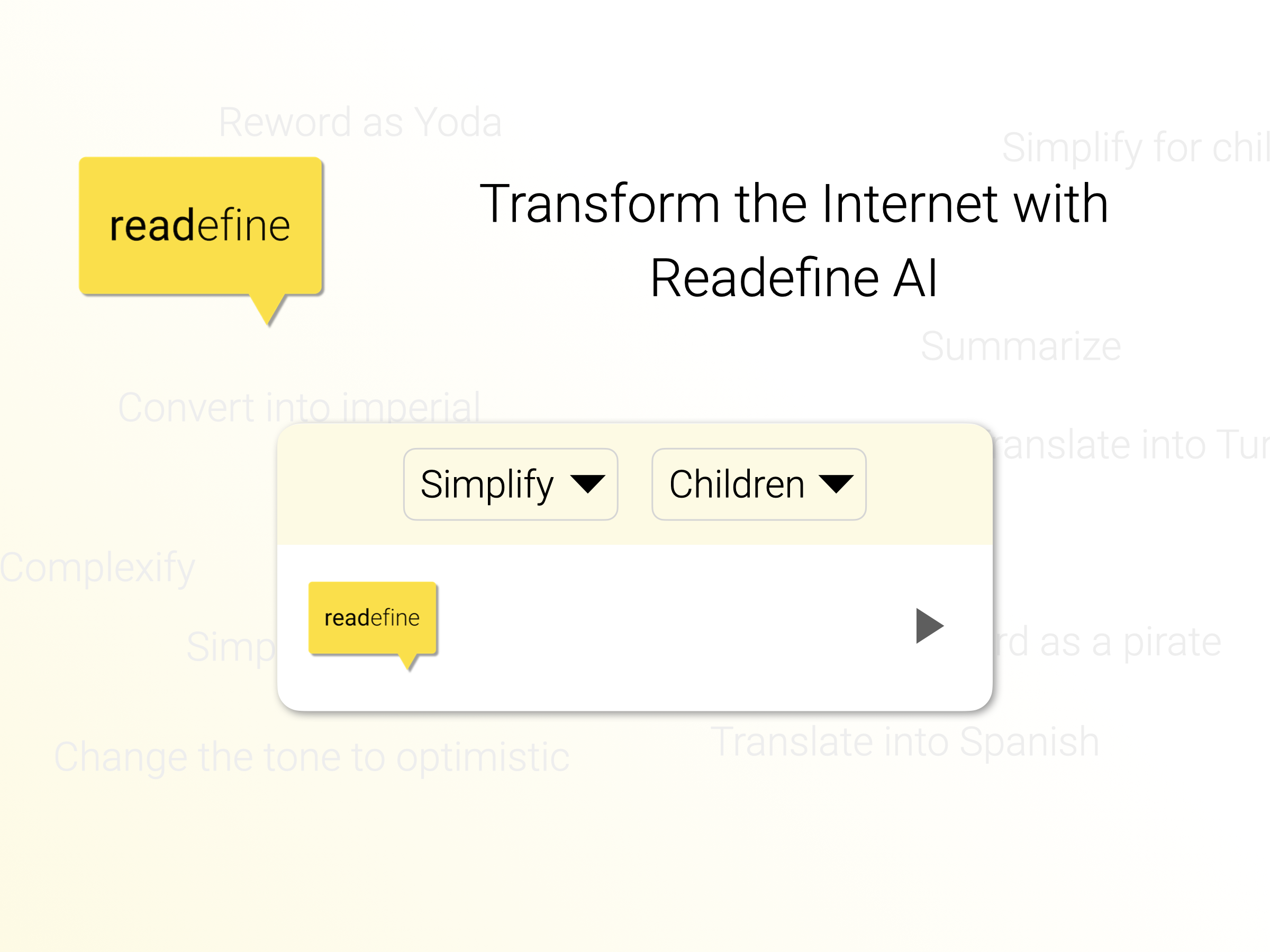 Readefine - Reword the Internet
