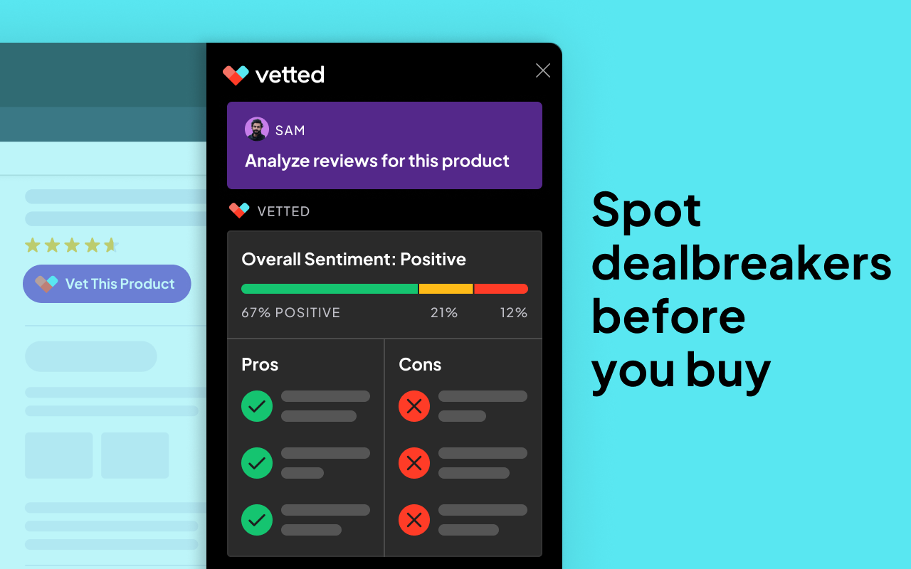 Vetted AI: Your Shopping Agent