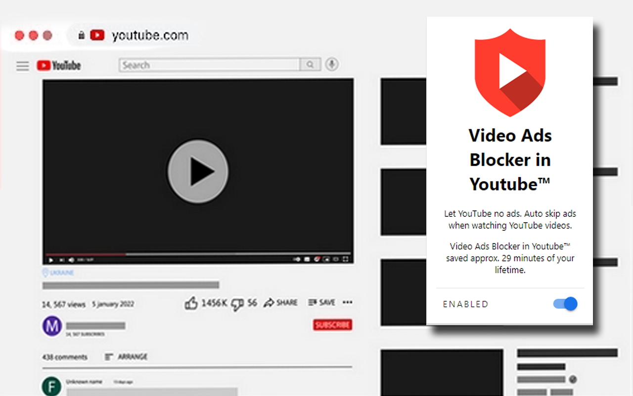 Video Ads Blocker in Youtube™