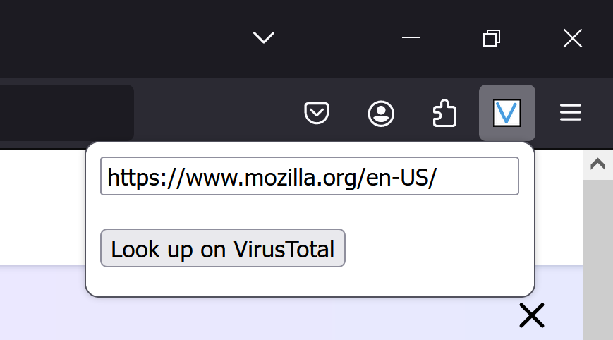VirusTotal URL lookup – Get this Extension for 🦊 Firefox (en-CA)