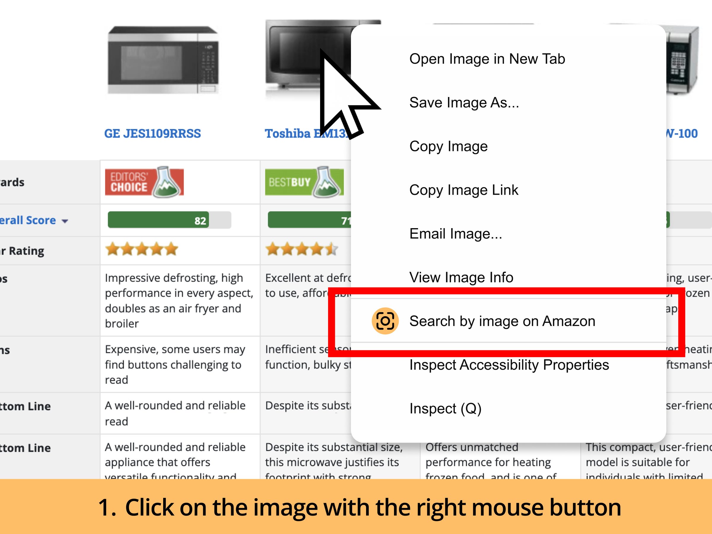Search by image on Amazon