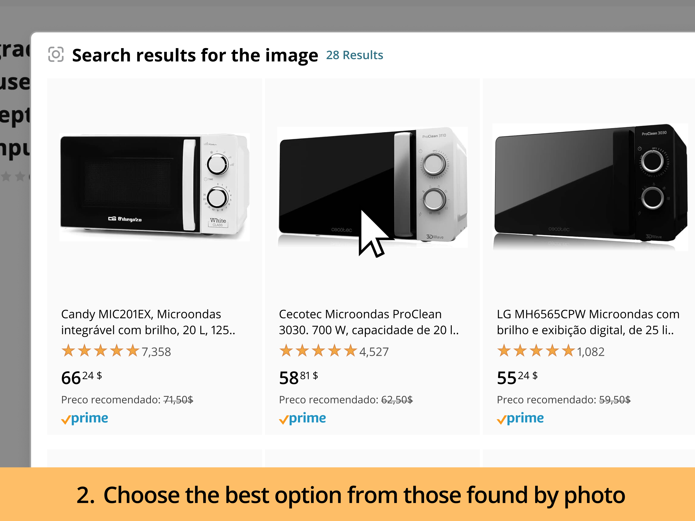 Search by image on Amazon
