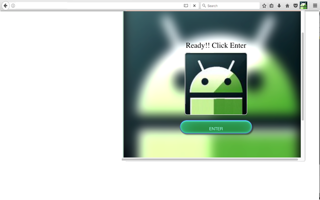 Android emulator MyAndroid