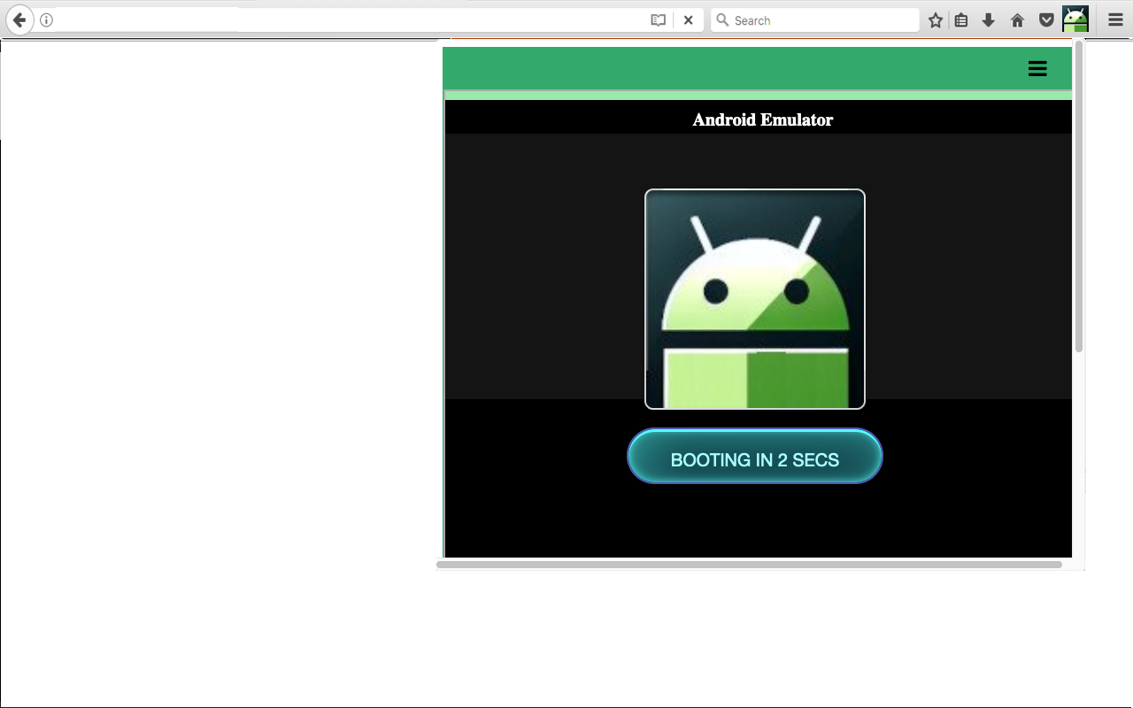 Android emulator MyAndroid