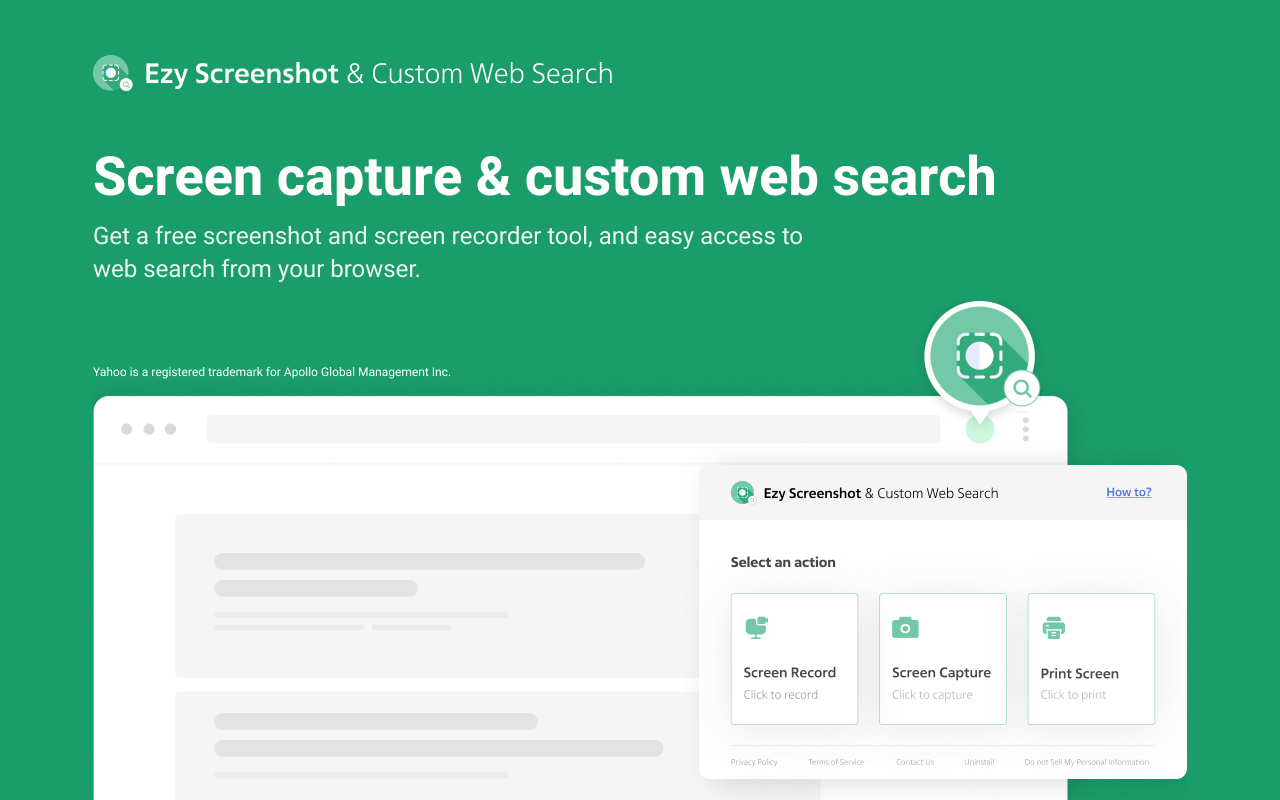 Ezy Screenshot & Custom Web Search