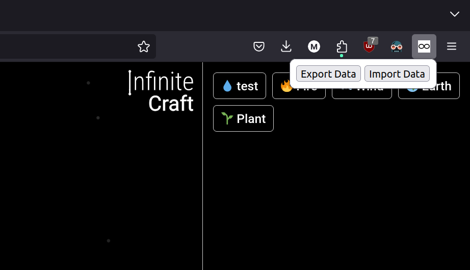 Infinite Craft Ingredient Manager