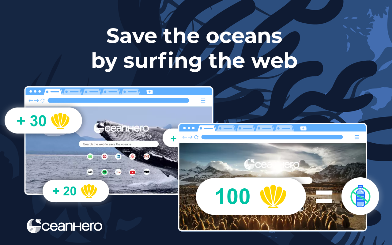 OceanHero: Save Our Oceans by Surfing the Web