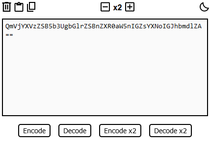 Base64 Encoder/Decoder
