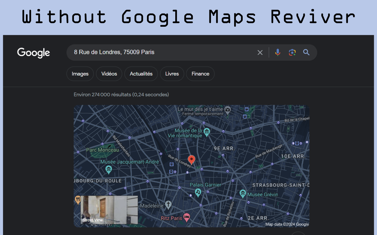 Google Maps Button Reviver