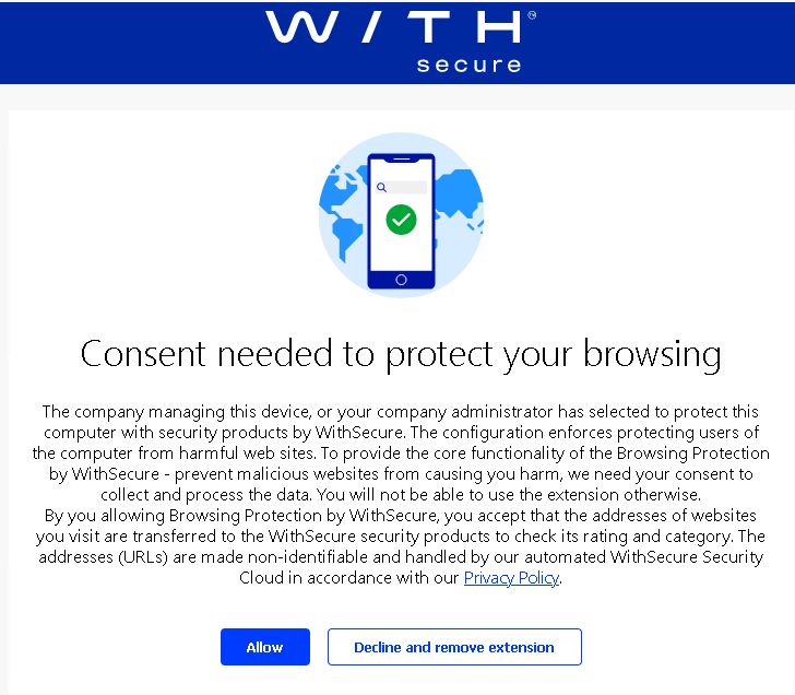 Browsing Protection by WithSecure