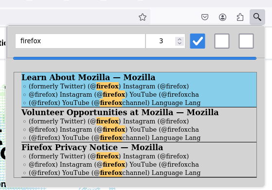 Find in Tabs