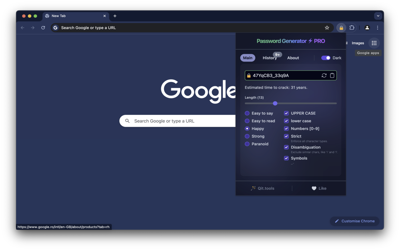 Password Generator ⚡ PRO