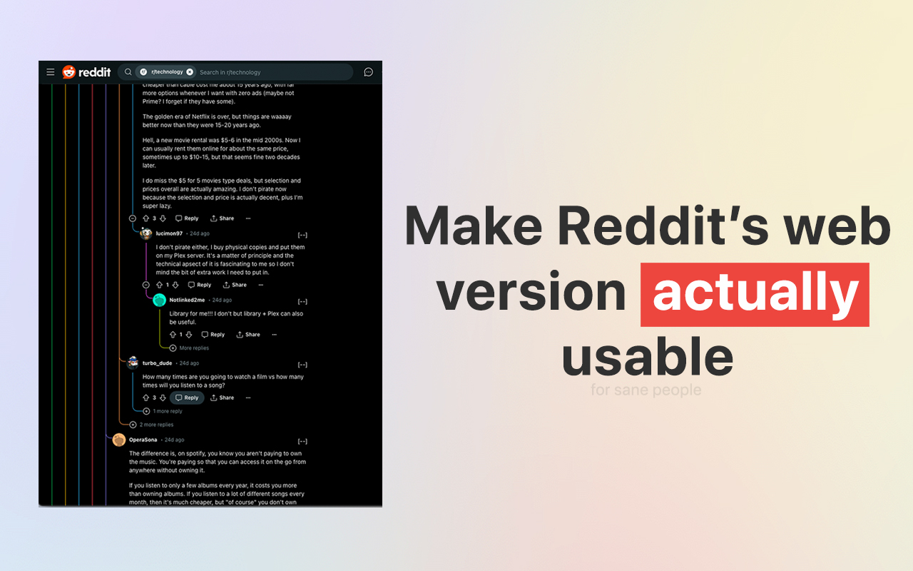 Sink It for Reddit